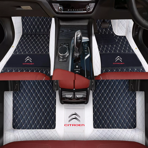 For 1998-2025 Citroen Handmade all-weather waterproof PU leather floor mat - Picture 7 of 91
