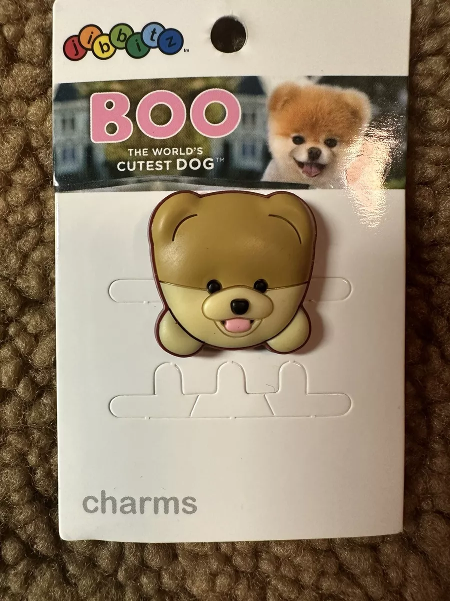 The World's Cutest Dog BOO Shoe Charm (JIBBITZ) REALLY Rare!