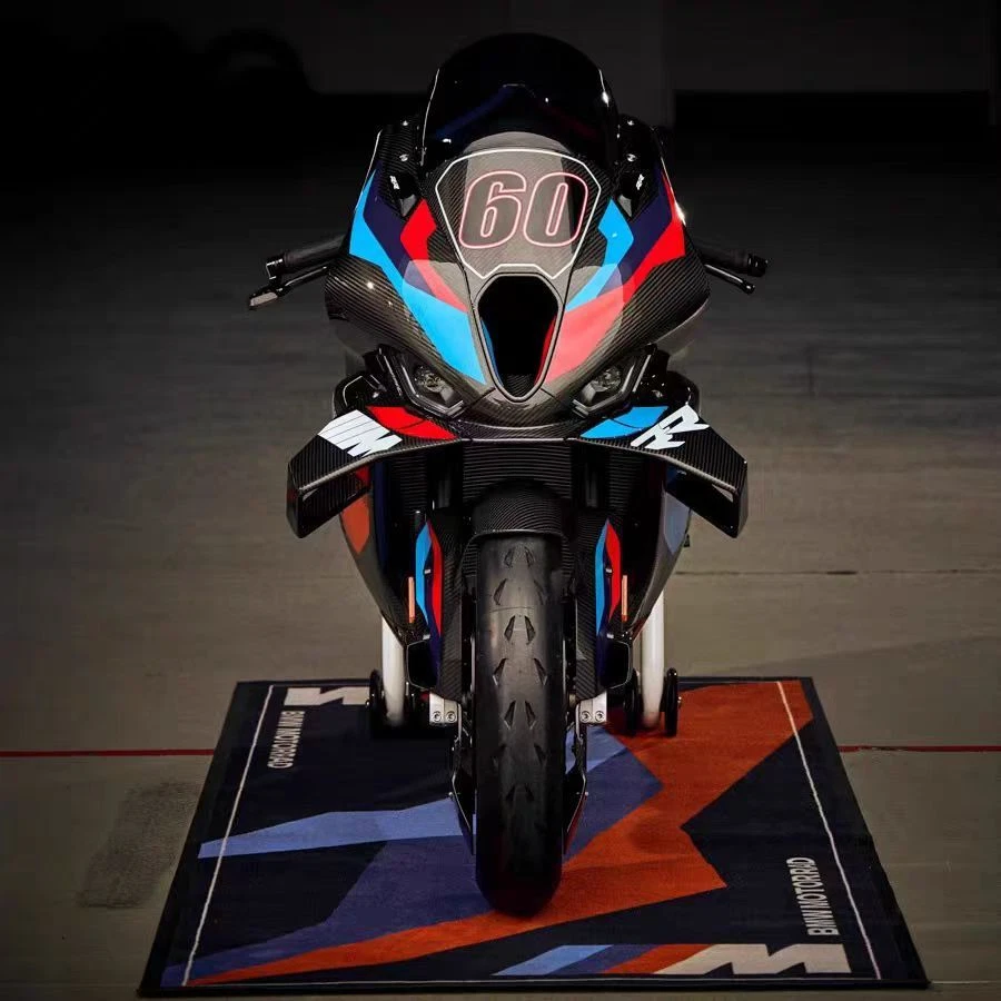 Alfombra universal M alfombra moto para BMW S1000RR S1000R R1250GS R NINE T Foto 2 de 4