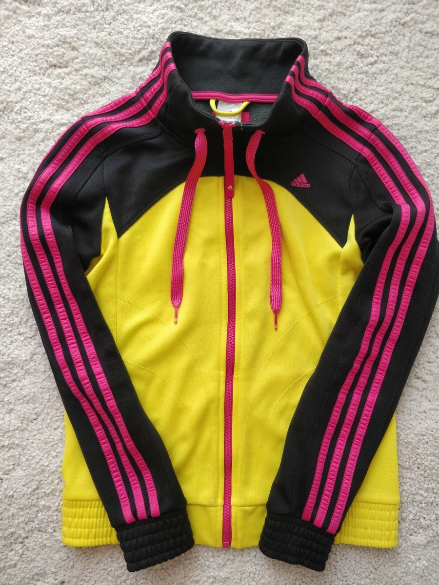 Adidas Womens Top Training Sweatshirt Multicolor Yellow |