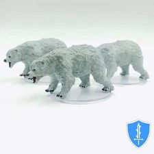 Polar Bear x3 - Spell Effects Wild Shape & Polymorph 2 #12 D&D Icons of Realms