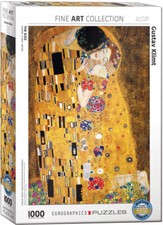 EuroGraphics The Kiss by Gustav Klimt 1000-Piece Puzzle New Sealed