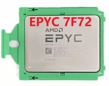 AMD EPYC 7F72 24 Cores 48 Threads 3.2GHz 240W 192MB CPU Processor no lock