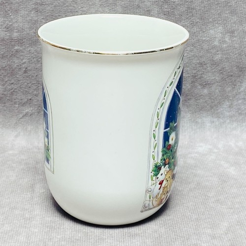 Otagiri Japan Christmas Mug Teddy Bears and Tree Design Holiday Cup 10 oz - Picture 3 of 10
