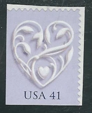Scott #4151...41 Cent...Heart...3 Stamps