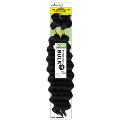 Shake-n-go Organique Human Hair Mastermix Braids - Loose Deep Bulk 22''