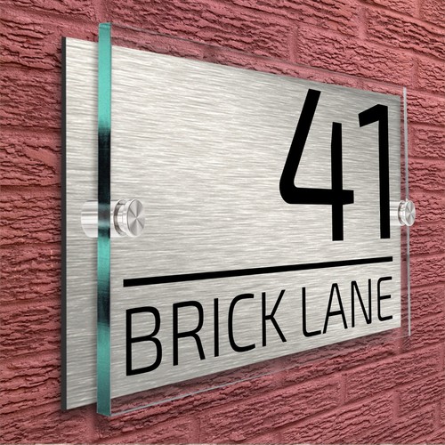 Personalised House Sign Door Number Plaque Custom Door Sign Name Plate Plaques - Picture 46 of 70