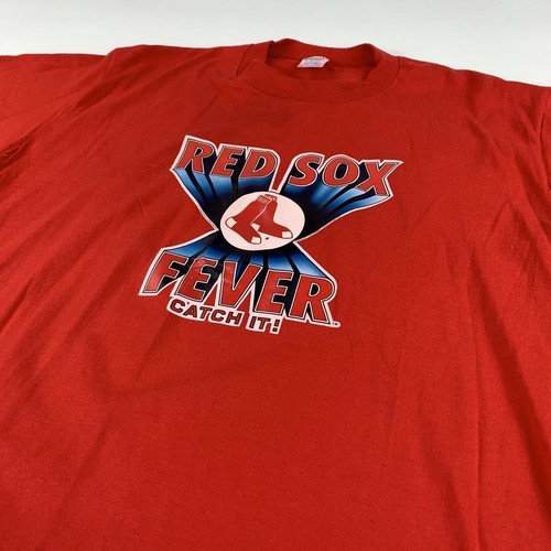 NWOT NEW VTG 1983 Boston Red Sox Fever Shirt Deadstock Single Stitch Paper Thin - Picture 2 of 9
