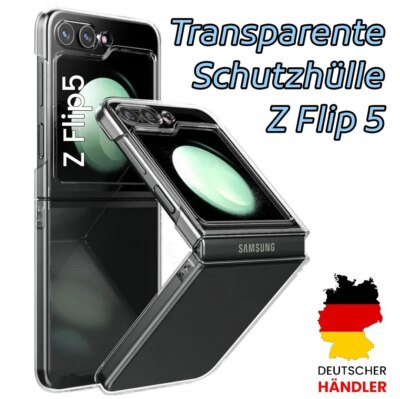Transparente Schutzhülle für Samsung Galaxy Z Flip5 5G Dünn Handy Cover Tasche