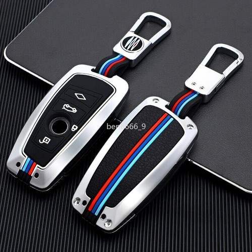 Galvanized Alloy Car Key Fob Case Cover For BMW 3 4 5 Series F20 F21 F30 F31 F25 - Picture 2 of 19