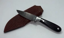 Damascus Hunter with Dovetailed Bolsters and Tapered Tang Collectible Vintage