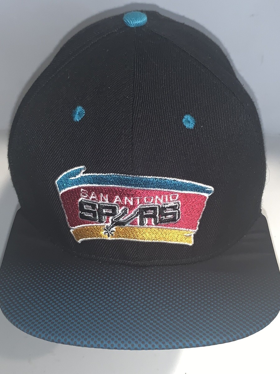 SAN ANTONIO SPURS MITCHELL AND NESS HAT CAP FIESTA NBA ADJUSTABLE