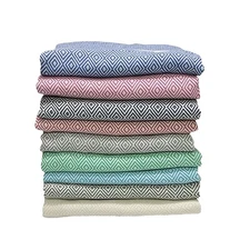 100% Cotton Oversized Beach towels 71x36in  Quick Dry Sand-Free Multiple Colors