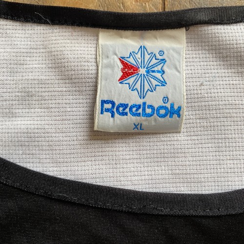 Vintage Reebok Vest/Jersey - Black/White - XL - Made in UK - 90s - Picture 6 of 14