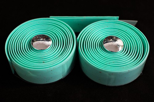 Kork Lenker Band Bar Tape / Cork Lenkerband schwarz / orange / gelb / celeste - Bild 9 von 9