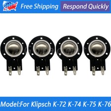 4PCS 1" Titanium Diaphragm For Klipsch K-72 K-74 K-75 K-76 K-79 K83 K88 K90 K109