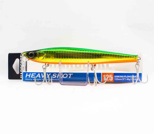 Leurre Coulant Yo Zuri Duel Hardcore Heavy Shot 125 Mm - 40g - Pêche En Mer F1210-HGGR
