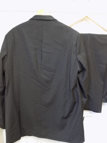 mens MARKS & SPENCER BLACK WOOLMARK TUXEDO SIZE 44"L CHEST 38" WAIST 31" LEG - 第 5/11 張圖片