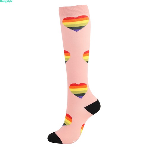 Compression Socks Leisure Outdoor Sports Pressure Socks Stretch Socks 20-30mmHg - Picture 25 of 99