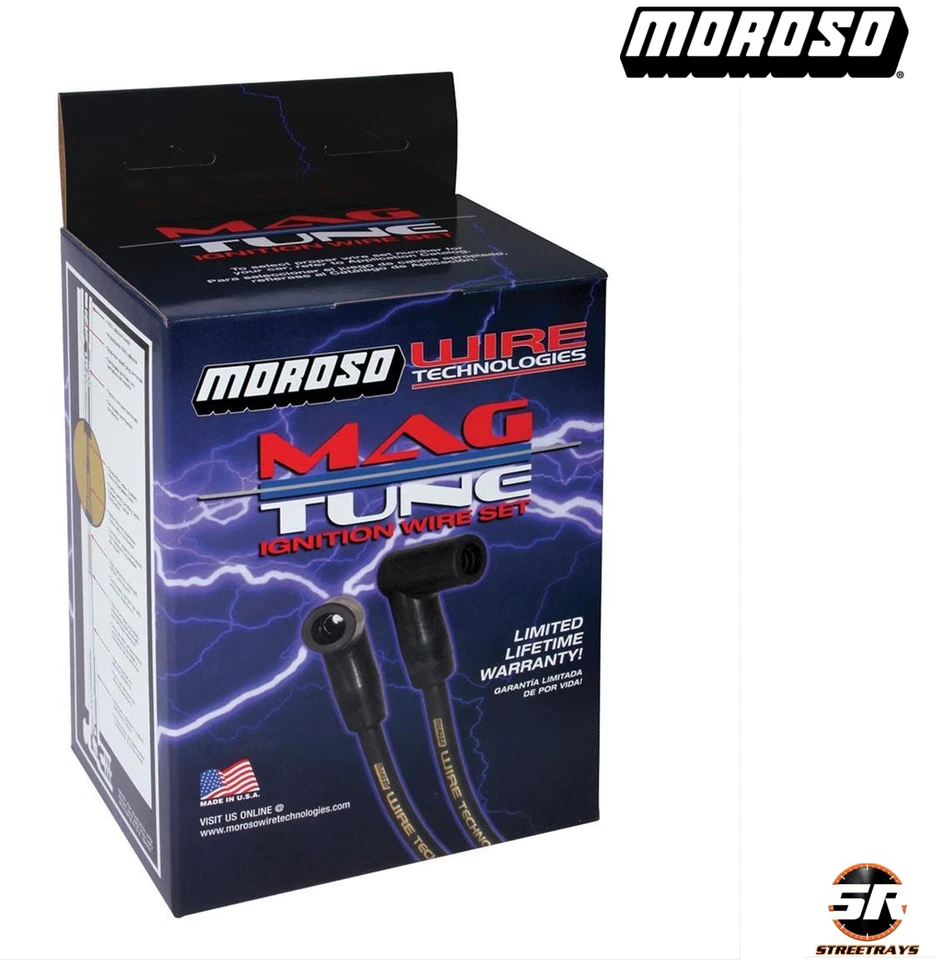 Fios de vela de ignição Moroso Mag-Tune 7mm 318 340 360 para Dodge Plymouth Chrysler - Imagem 2 de 2