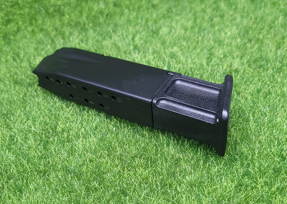 Walther PDP carregador de pistola tamanho completo OEM 9mm 10 rodadas, aço azulado - 2856905 - Imagem 2 de 4