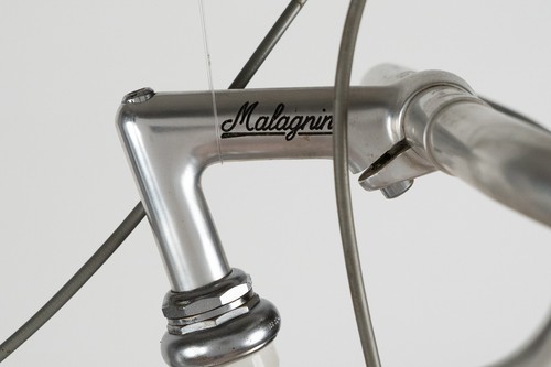 NOS MALAGNINI STEEL LUGS VINTAGE OLD ITALIAN ROAD BIKE RANDONNEUR SHIMANO 600 - Picture 9 of 24
