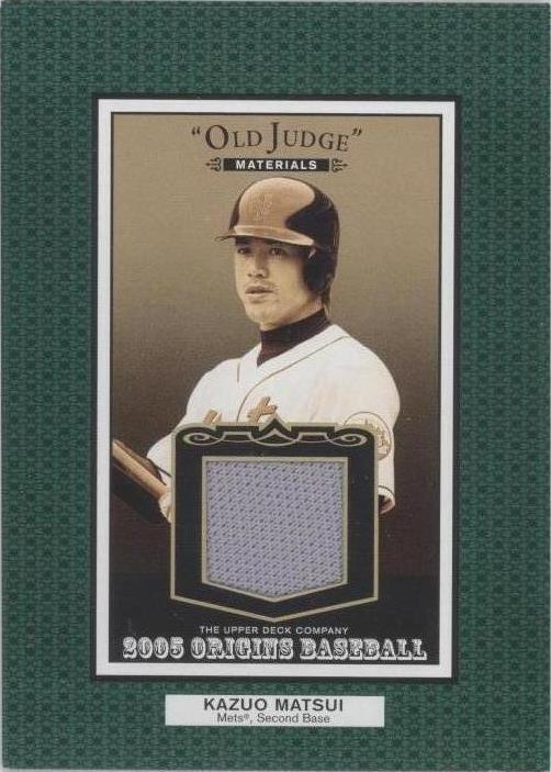 2005 Upper Deck Origins - Kazuo Matsui #OJ-KM - 1 of 1
