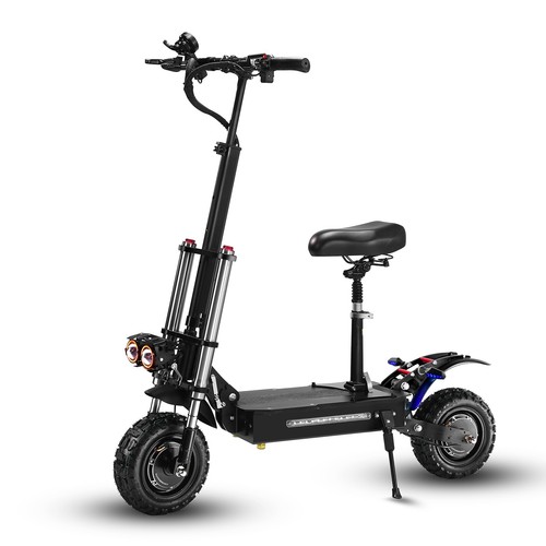 Folding Dual Motor 38AH 60V 6000W Adult Electric Scooter 11" Off Road Tire - Picture 3 of 23