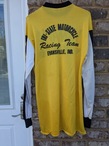 Vintage VERY RARE 70s Yamaha Racing Jersey Large*Evansville IN * Motorcycle - Picture 6 of 8
