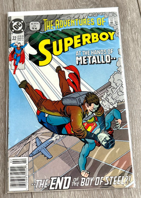 The Adventures of Superboy #22 - Featuring Metallo - DC Comics, 1992