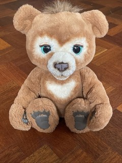 FurReal Cubby The Curious Interactive Animatronic Bear Talking Teddy Bear