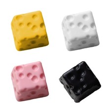 Low Profile Cheese Design Resin Keycap for Mechanical Keyboards Crossed Stem