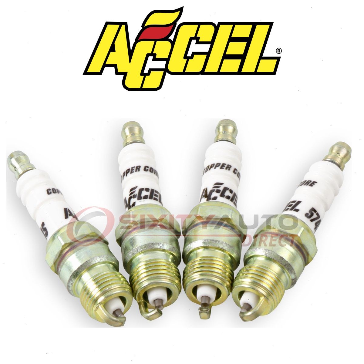 ACCEL Spark Plug for 1973-1976 Dodge Coronet 7.2L V8 - Ignition Secondary  vz