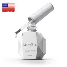 Gel Top Coat-15Ml No Wipe Top Coat, High Gloss Shine Finish Long Lasting Top Gel