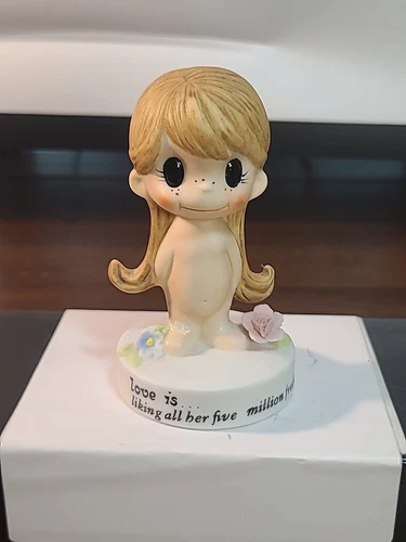 Kim Casali 1972 "LOVE IS... Liking all her five million freckles Figurine