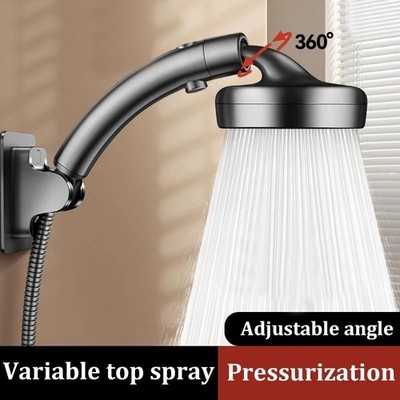 Duschkopf mit drehbarem Bogen - 2-in-1 Hand- & Regendusche