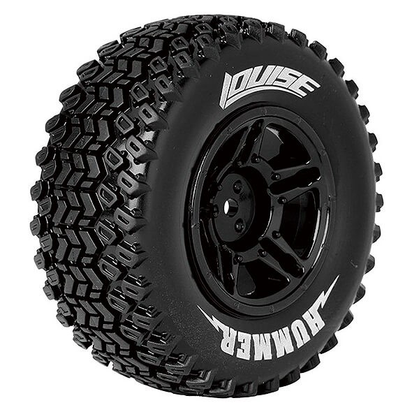 Louise RC SC-Hummer 1/10 Soft Arrma Senton 6S (17mm Hex) Wheels & Tyres (Pair)