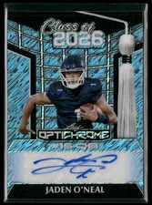 2025 Leaf Optichrome Jaden O’Neal Class of 2026 Auto Shimmer Platinum Blue 7/7