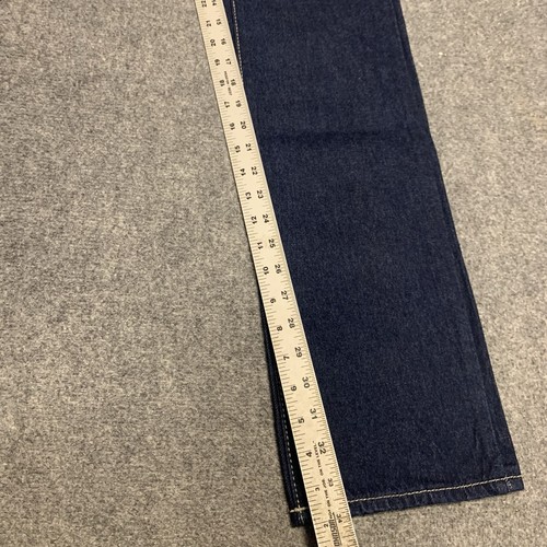 True Religion Ricky Deep Sea Dark Wash Relaxed Straight Super T Jeans Size 32x34 - Picture 10 of 17