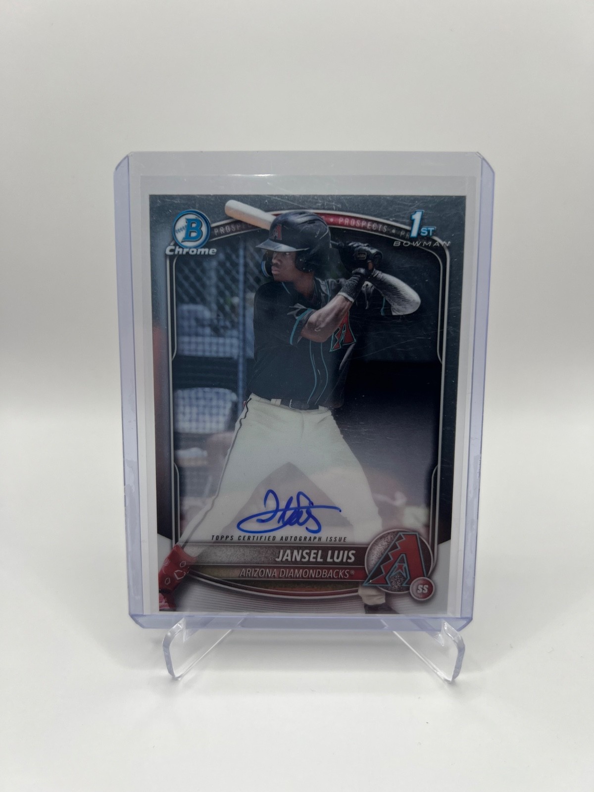 Jansel Luis 2025 Bowman 1st Chrome Auto Arizona Diamondbacks #CPA-JLU