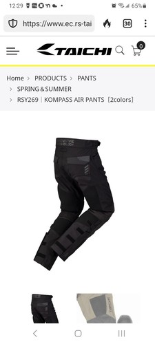 RS TAICHI Kompass Air Motorcycle Riding Pants - RSY269 - Size WL - Picture 2 of 7