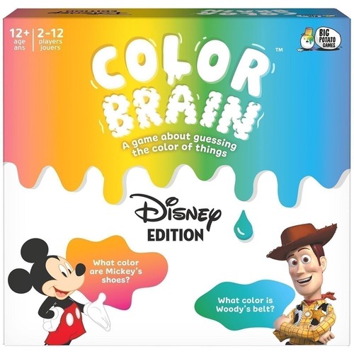 Spin Master Disney Color Brain Juego de Mesa - Juego de Cartas Trivia Familiar para Edades 12+ - Imagen 6 de 6