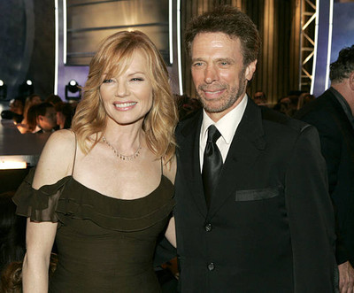 Marg Helgenberger Jerry Bruckheimer at 31st Peoples Choice Awards - Old Photo 2