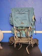 Vintage Kelty Pack External Frame Backpack Green in Great Shape Large