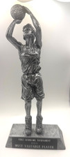 Girls Basketball MVP Trophy 2003 Warhawk Tournament Resin Statue 10.5  