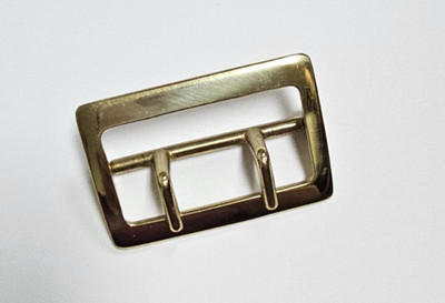 Bianchi Solid Brass Sam Browne Replacement Belt Buckle, Brass