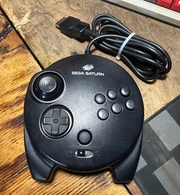 SEGA Saturn Model MK-80000A Console W/ 3D Controller and Cables Tested Working 