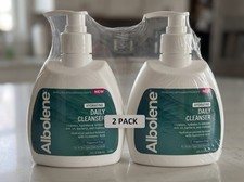 Pack 2 - Albolene Hydrating Daily Facial Cleanser Hyaluronic Acid 10oz Frag Free