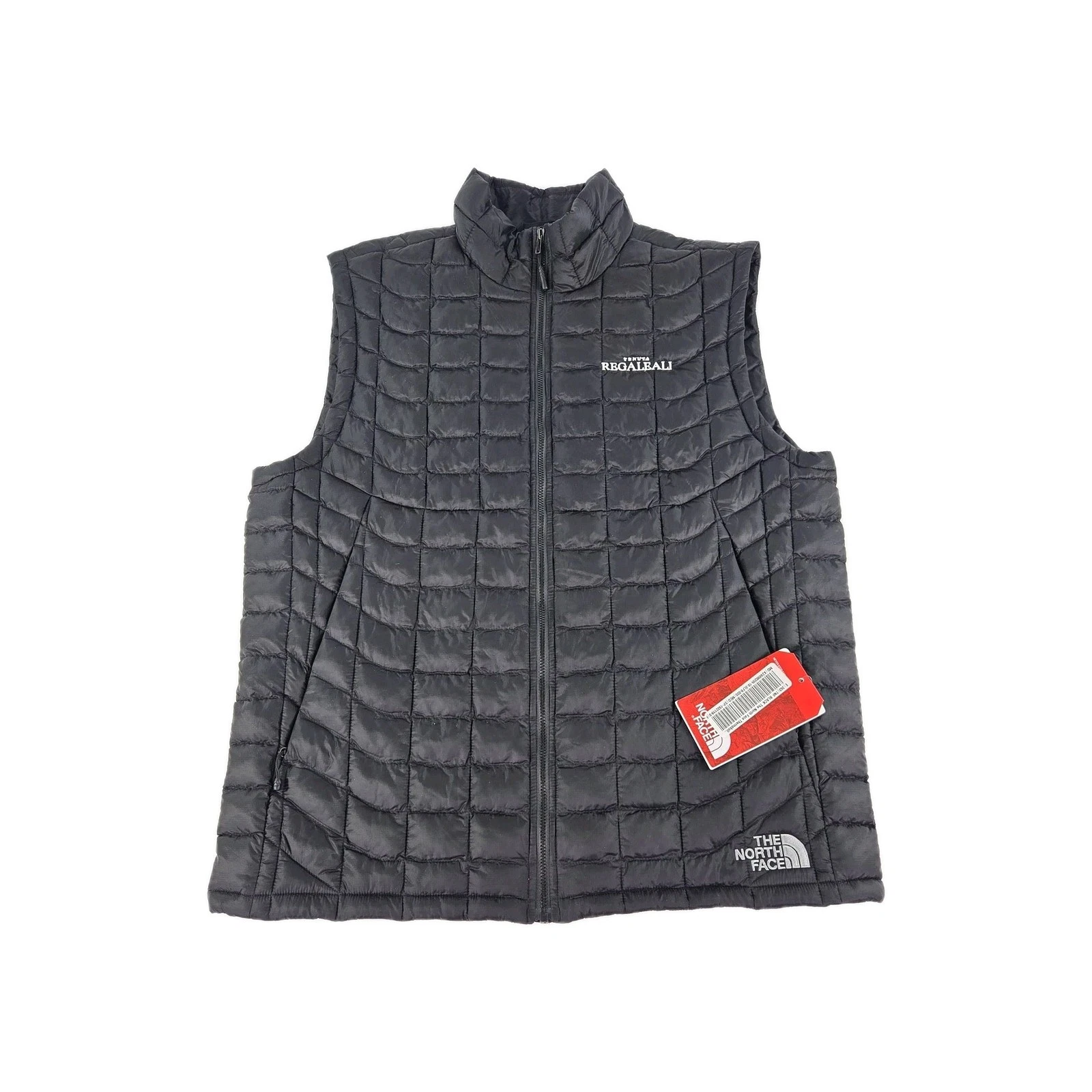 North Face Thermoball Quilted Puffer Vest Mens Siz M Black Insulated Lightweight