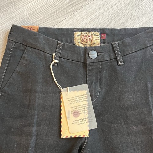 Dear John Jeans Womens 26 Stretch Flare Mid Rise Dark Fade Ladies - Picture 2 of 4
